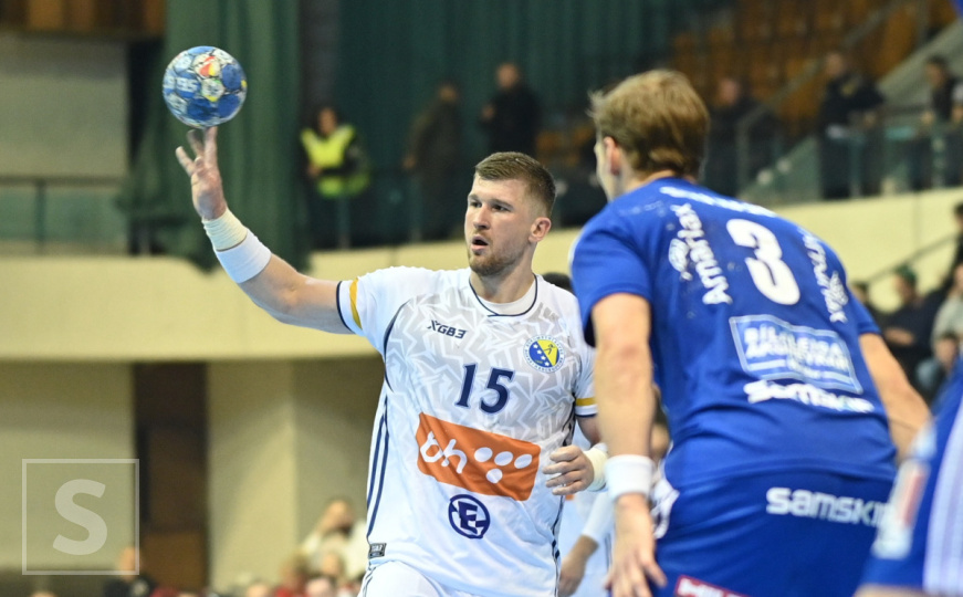 Uživo iz Skenderije s utakmice kvalifikacija za EP: Bosna i Hercegovina - Island 25:34