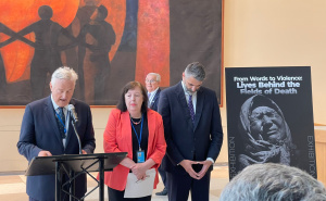 Foto: Memorijalni centar Srebrenica / Izložba 'Od riječi do nasilja: Životi iza polja smrti'